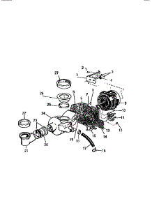 07 - Pump, Motor & Components parts for Frigidaire Dishwasher DWU2005T3W from AppliancePartsPros.com