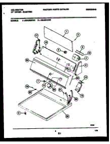 04 - Console And Control Parts parts for Frigidaire Dryer DEA501KW3 from AppliancePartsPros.com