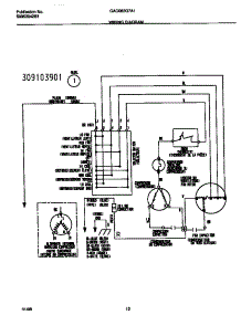 07 - Wiring Diagram parts for Frigidaire Air Conditioner GAC082G7A1 from AppliancePartsPros.com