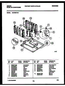 05 - System Parts parts for Frigidaire Air Conditioner GAC088P7A3 from AppliancePartsPros.com