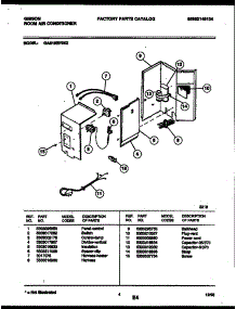 03 - Electrical Parts parts for Frigidaire Air Conditioner GAS18EP2K2 from AppliancePartsPros.com