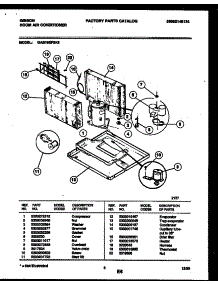 05 - System Parts parts for Frigidaire Air Conditioner GAS18EP2K2 from AppliancePartsPros.com