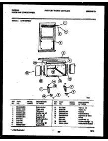 06 - Cabinet And Installation Parts parts for Frigidaire Air Conditioner GAS18EP2K2 from AppliancePartsPros.com