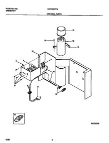 03 - Control Parts parts for Frigidaire Air Conditioner GAC086W7A1 from AppliancePartsPros.com
