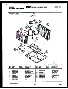 05 - System Parts parts for Frigidaire Air Conditioner GAL128P1A1 from AppliancePartsPros.com