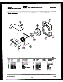 04 - Air Handling Parts parts for Frigidaire Air Conditioner GAS18EP2K1 from AppliancePartsPros.com