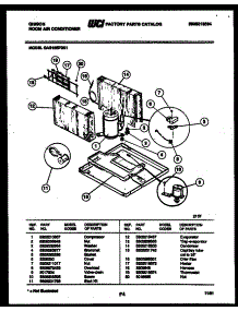 05 - System Parts parts for Frigidaire Air Conditioner GAS18EP2K1 from AppliancePartsPros.com