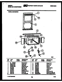 06 - Cabinet And Installation Parts parts for Frigidaire Air Conditioner GAS18EP2K1 from AppliancePartsPros.com