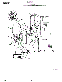 03 - Control Parts parts for Frigidaire Air Conditioner GAS258Y2A1 from AppliancePartsPros.com
