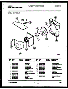 03 - Air Handling Parts parts for Frigidaire Air Conditioner GAV158S1A2 from AppliancePartsPros.com