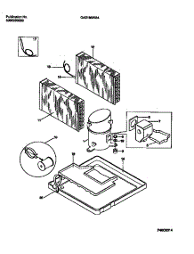 05 - Comopressor parts for Frigidaire Air Conditioner GAS188W2A2 from AppliancePartsPros.com