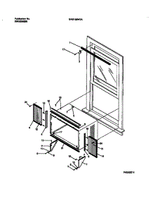 06 - Window Mounts parts for Frigidaire Air Conditioner GAS188W2A2 from AppliancePartsPros.com