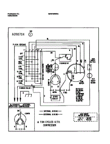 07 - Wiring Diagram parts for Frigidaire Air Conditioner GAS188W2A2 from AppliancePartsPros.com