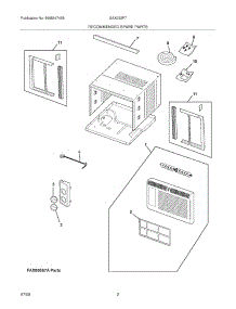 03 - Recommended Spare Parts parts for Gibson Air Conditioner GAX052P7AB from AppliancePartsPros.com