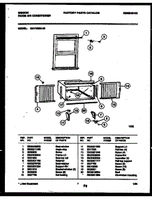 06 - Cabinet And Installation Parts parts for Frigidaire Air Conditioner GAV158S1A2 from AppliancePartsPros.com