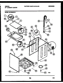 05 - Cabinet Parts parts for Frigidaire Washer Dryer Combo GL27M6WXFD from AppliancePartsPros.com