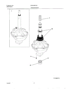 07 - Transmission parts for Gibson Washer DWS445RHS1 from AppliancePartsPros.com