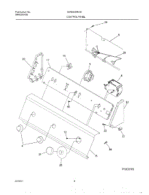 09 - Control Panel parts for Gibson Washer DWS445RHS1 from AppliancePartsPros.com