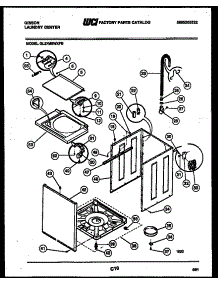 05 - Cabinet Parts parts for Frigidaire Washer Dryer Combo GL27M6WXFB from AppliancePartsPros.com