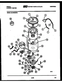 06 - Tub Detail parts for Frigidaire Washer Dryer Combo GL27M6WXFB from AppliancePartsPros.com