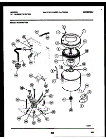 05 - Tub And Water Inlet parts for Frigidaire Washer Dryer Combo WL24F4WYMA from AppliancePartsPros.com