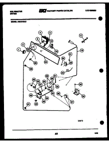 05 - Console And Control Parts parts for Frigidaire Dryer DEC310A3W from AppliancePartsPros.com
