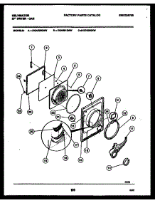 03 - Door Parts parts for Frigidaire Dryer DGA501G4D from AppliancePartsPros.com