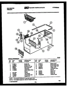 03 - Cabinet Parts parts for Frigidaire Freezer HFS262FM1W from AppliancePartsPros.com