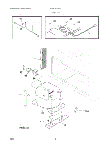 07 - System parts for Kelvinator Freezer KCG130GW1 from AppliancePartsPros.com