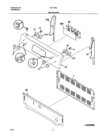 03 - Backguard parts for Kelvinator Range KEF355ASA from AppliancePartsPros.com