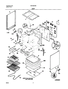 05 - Body parts for Kelvinator Range KEF355ASD from AppliancePartsPros.com