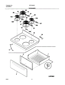 07 - Top / Drawer parts for Kelvinator Range KEF355ASC from AppliancePartsPros.com