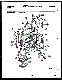 03 - Body parts for Frigidaire Range REP307CW4 from AppliancePartsPros.com