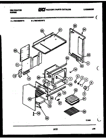 04 - Body parts for Frigidaire Range REC406DD2 from AppliancePartsPros.com