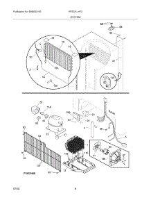07 - System parts for Kelvinator Freezer KFS221LHY0 from AppliancePartsPros.com
