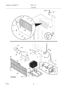 07 - System parts for Kelvinator Freezer KFS221LHY1 from AppliancePartsPros.com