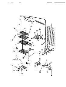 04 - Systems parts for Frigidaire Freezer UFS133DM0 from AppliancePartsPros.com
