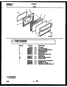 06 - Door Parts parts for Frigidaire Range CP302BP2D3 from AppliancePartsPros.com