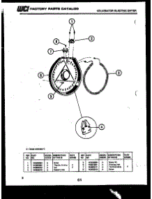 05 - Heater And Housing parts for Frigidaire Dryer DES100CW1 from AppliancePartsPros.com