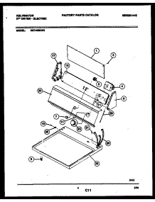 04 - Console And Control Parts parts for Frigidaire Dryer DET400KD3 from AppliancePartsPros.com