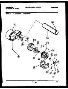 05 - Motor And Blower Parts parts for Frigidaire Dryer DET400KW2 from AppliancePartsPros.com