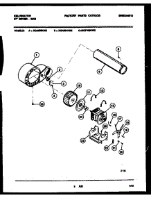 05 - Motor And Blower Parts parts for Frigidaire Dryer DGA501KW2 from AppliancePartsPros.com