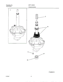 07 - Transmission parts for Gibson Washer GWT1149AS0 from AppliancePartsPros.com