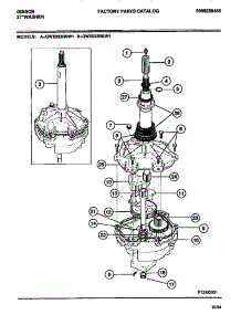 04 - Transmission parts for Frigidaire Washer GWX233RBD1 from AppliancePartsPros.com
