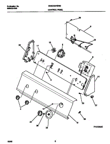 05 - P12c0045 Control Panel parts for Frigidaire Washer GWX233REW0 from AppliancePartsPros.com