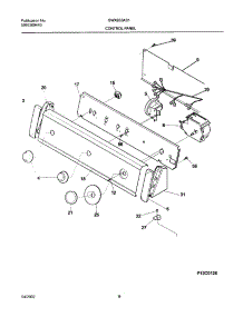 09 - Control Panel parts for Gibson Washer GWX933AS1 from AppliancePartsPros.com
