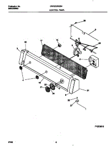 05 - Control Panel parts for Frigidaire Washer GWX233RBS4 from AppliancePartsPros.com