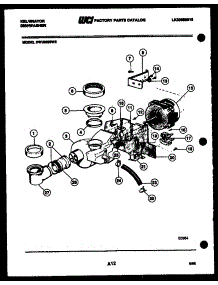 08 - Motor Pump Parts parts for Frigidaire Dishwasher DWU6025W2 from AppliancePartsPros.com