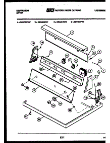 04 - Console And Control Parts parts for Frigidaire Dryer DEA700F1D from AppliancePartsPros.com