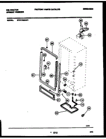 03 - Cabinet Parts parts for Frigidaire Freezer KFU17M3AW1 from AppliancePartsPros.com
